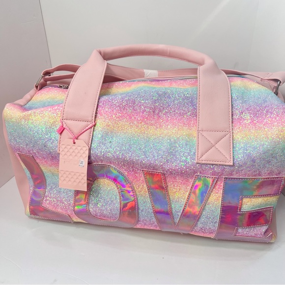 OMG Accessories Glitter Duffle Bag - Picture 4 of 16